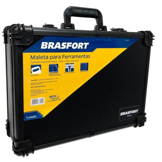 Maleta Grande Para Ferramentas Brasfort Preta