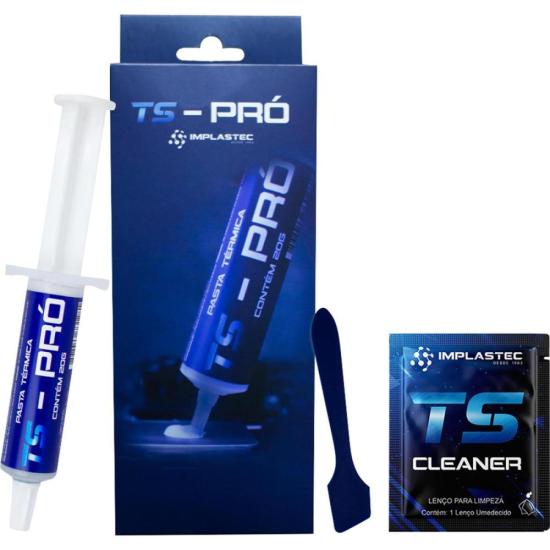 Pasta Térmica Cinza de Alta Performance Ts Pro 20g Implastec