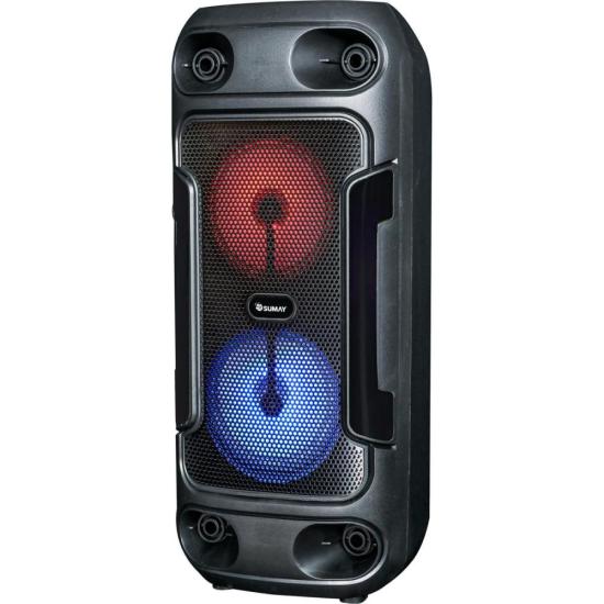 Caixa de Som Sumay CSP1317 Slimback 80w Bluetooth Preta