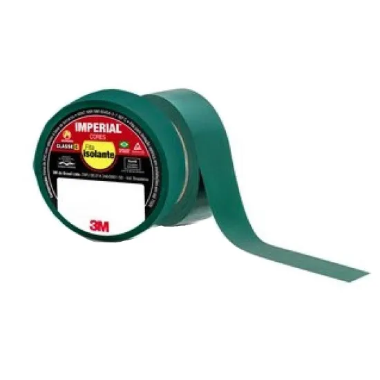 Fita Isolante 18mm x 10m Verde Imperial 3M