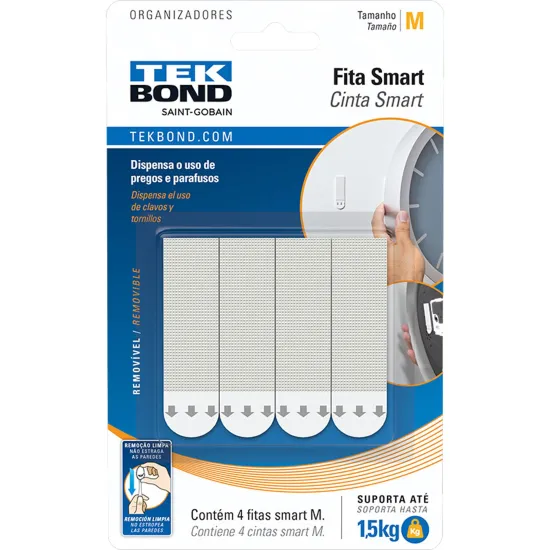 Fita Smart Fixa Quadro M Tekbond