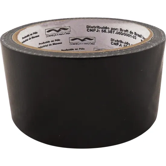 Fita Multiuso 5m x 48mm Preta Brasfort