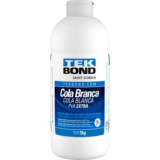 Cola Branca PVA Extra 1Kg Tekbond