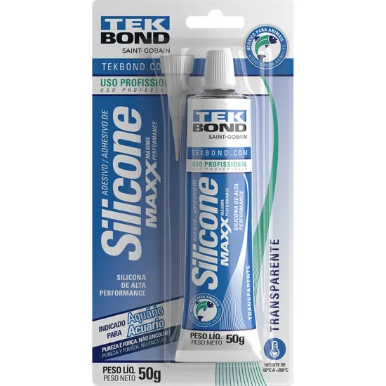 Adesivo Silicone Acético Max 50g Tekbond