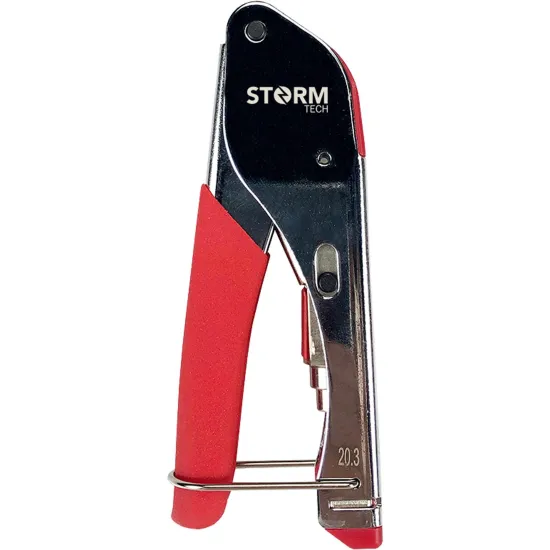 Alicate Para Crimpar RG59/RG6 Storm Vermelho