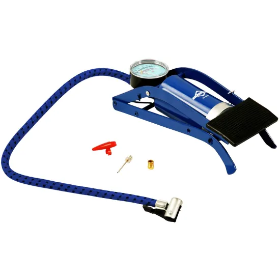 Bomba de Ar Pedal Azul Brasfort