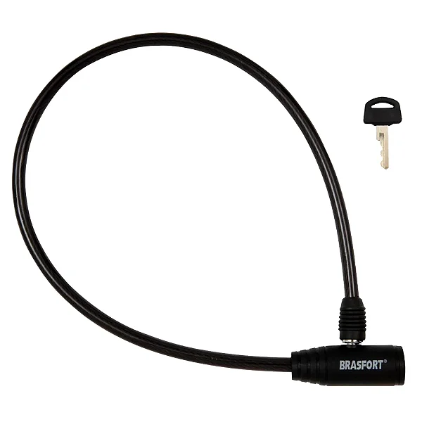 Cadeado Para Bicicleta Com Chave Brasfort 8MMX60CM