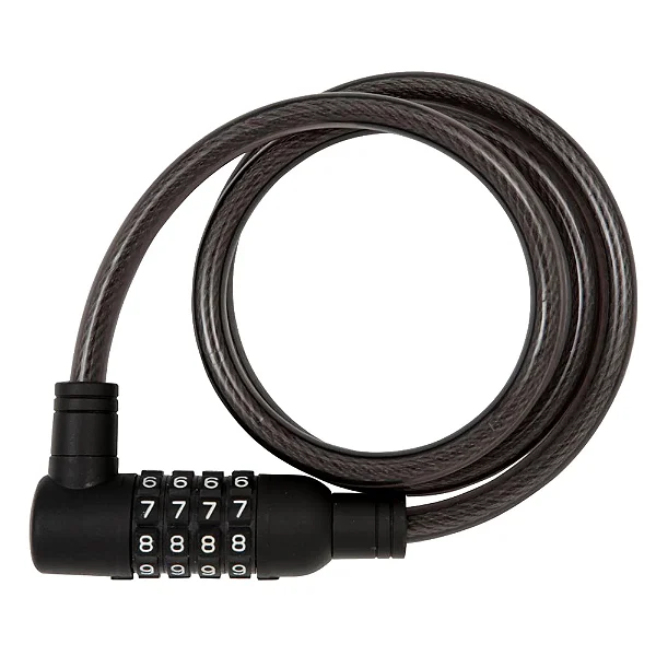 Cadeado Para Bicicleta Espiral Com Segredo Brasfort 10MMX1M