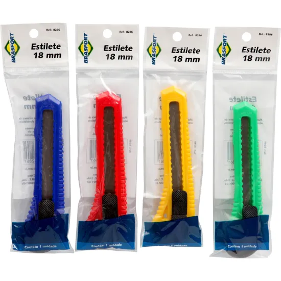 Estilete 18mm Brasfort