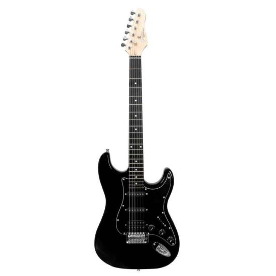 Guitarra Giannini G101 Preta Elétrica Com Escudo Preto