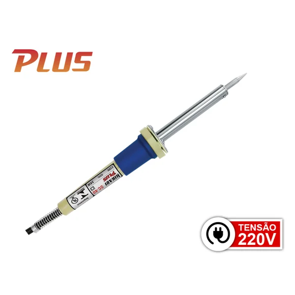 Ferro de Solda 34W 220V Plus SC40P Azul Hikari