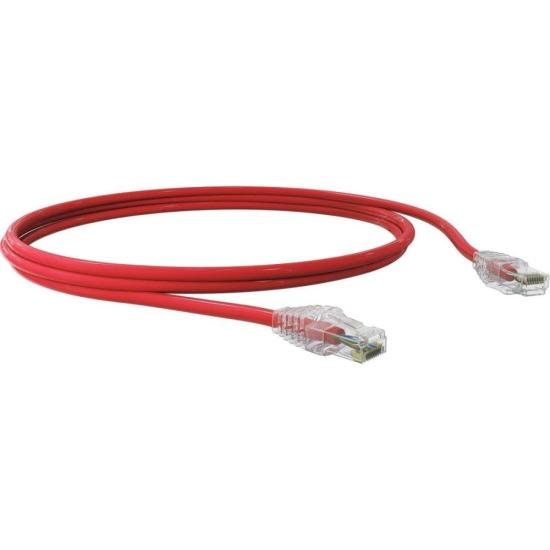 Cabo de Rede Patch Cord CAT6 Sohoplus 0,5m Vermelho