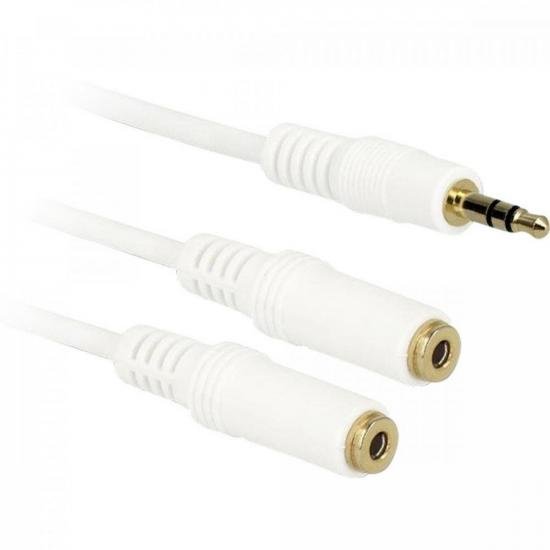 Cabo P2 Stereo Para 2x J2 Stereo 15cm Gold CBPD0017 Storm - PCT / 10