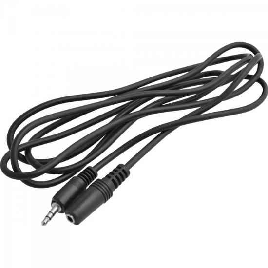 Cabo P2 Estéreo x J2 Estéreo 3m CBPD0014 Preto Storm - PCT / 10