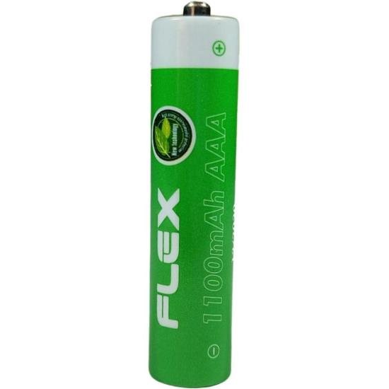 Pilha Recarregável AAA 1.2V 1100mAh (C/4 Pilhas) Flex