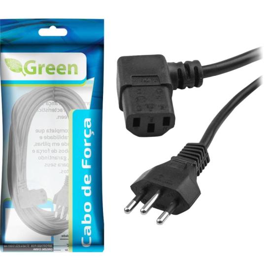 Cabo Tripolar 10a 90º 3m Green