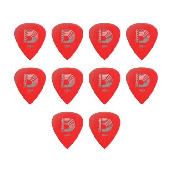 Palheta D Addario Duralin Extra Leve Vermelha (c/10) - PCT / 10