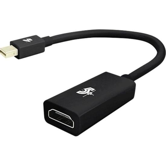 Conversor HDMI Para DisplayPort Chip Sce Preto 5+