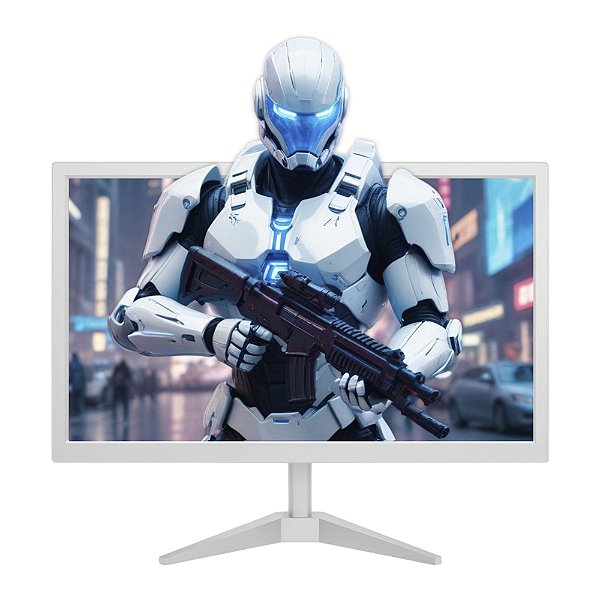 MONITOR BRX LED 20" HDMI + VGA BRANCO