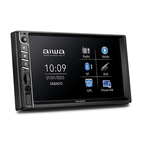 CENTRAL MULTIMÍDIA AIWA CA-DD-01 7" 4X25W