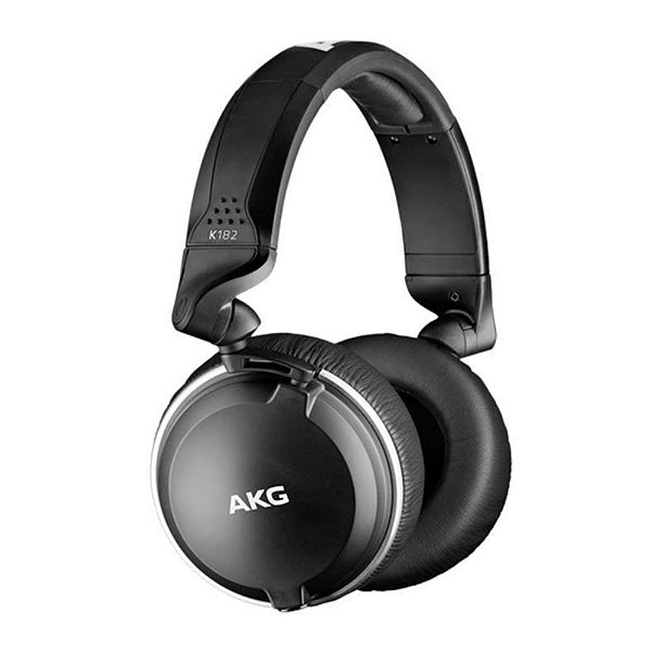 FONE DE OUVIDO AKG K182 CLOSED-BACK PRETO
