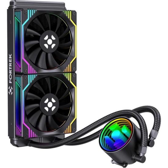 Water Cooler Fortrek Breezy 240 mm Fan Duplo Preto