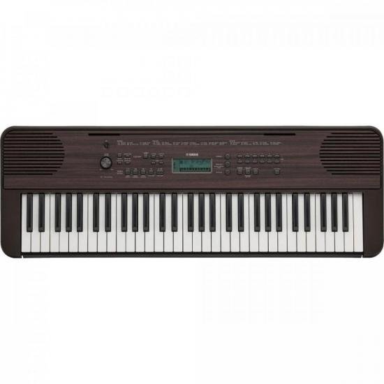 Teclado Yamaha PSR-E360 Arranjador Dark Walnut