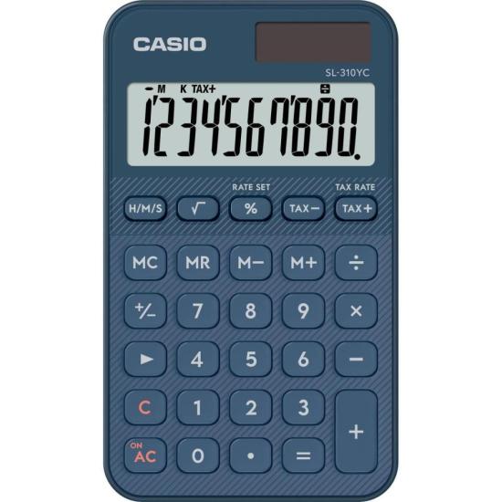 Calculadora de Bolso Casio SL310YC 10 Dígitos Azul Escuro