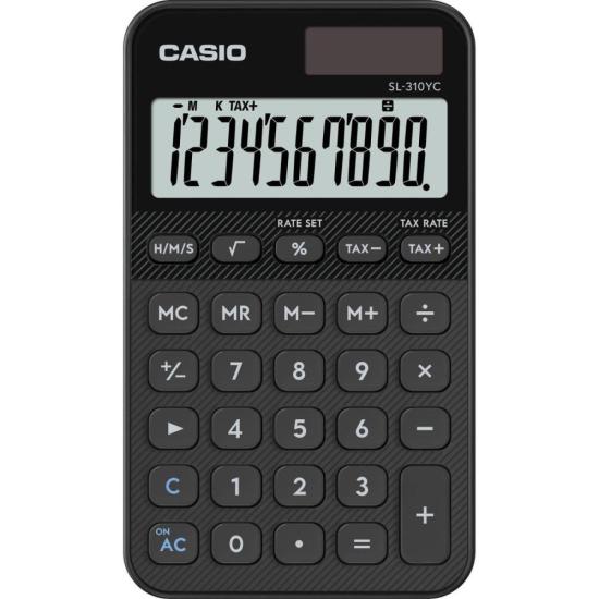 Calculadora de Bolso Casio SL310YC 10 Dígitos Preta