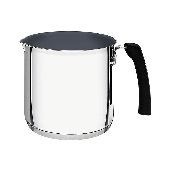 Fervedor Indução Tramontina Solar Ceramic em Aço Inox com Revestimento Cerâmico Grafite 14 cm 2 L