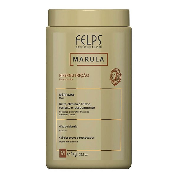 Felps Professional Máscara Capilar Marula Hipernutrição Hidratação Intensa 1kg
