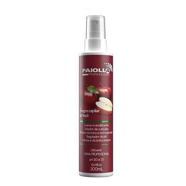 Lavevin Vinagre Capilar de Maçã 300ml – Nutrição e Brilho Alta Pigmentacao Efeito Natural Confortavel 300ML