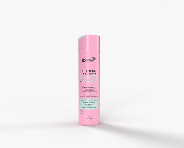 Paiolla Shampoo Vegano Bambu + Babosa Hidratação Profissional 300ml
