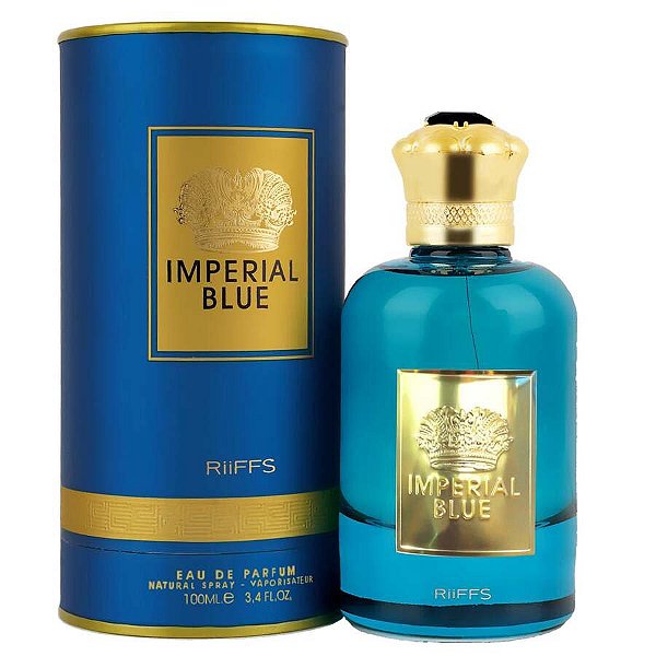 Riiffs Imperial Blue Eau de Parfum Masculino Amadeirado Cítrico 100ml