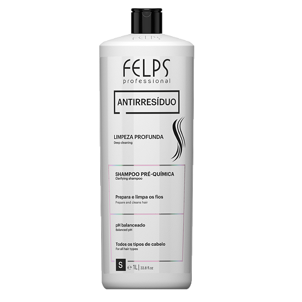 Felps Professional Shampoo Antirresíduo Limpeza Profunda 1000ml
