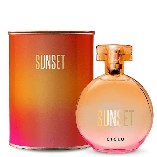 Ciclo Sunset Deo Colônia Feminina Cítrico Floral Lata 100ml