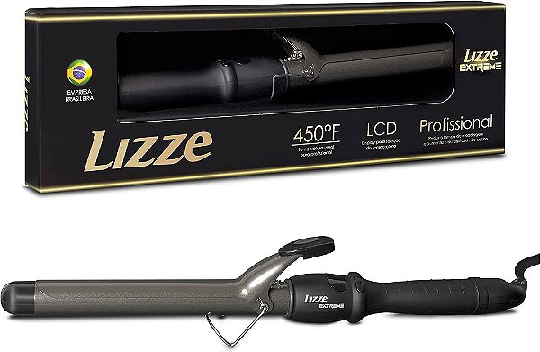 Lizze Modelador de Cachos Extreme 32mm Bivolt Bronze Alta Performance 25W