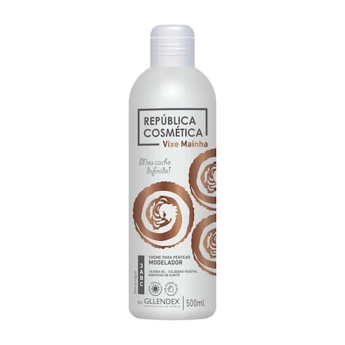 Gllendex Vixe Mainha Creme de Pentear Modelador 3ABC Anti-Frizz 500ml
