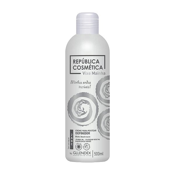 Gllendex Vixe Mainha Creme de Pentear Definidor Cachos 2ABC Hidratação e Brilho 500ml