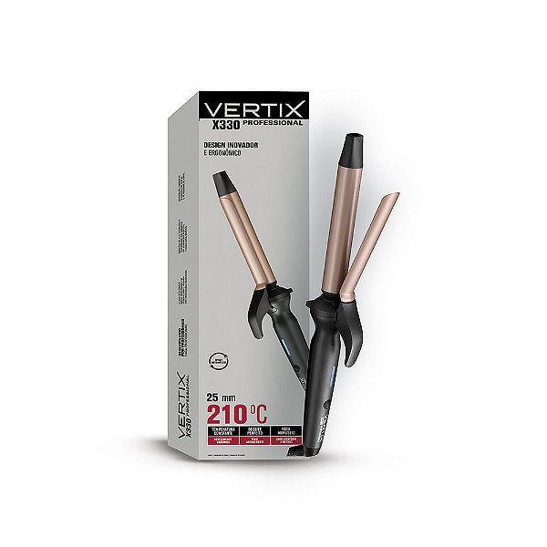 Vertix Modelador de Cachos X330 Automático 25mm Bivolt Dourado-escuro