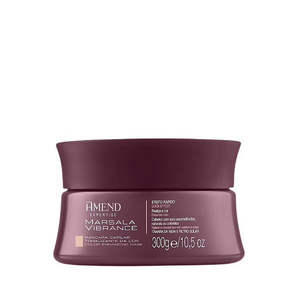 Amend Máscara Tonalizante Marsala Vibrance 300g
