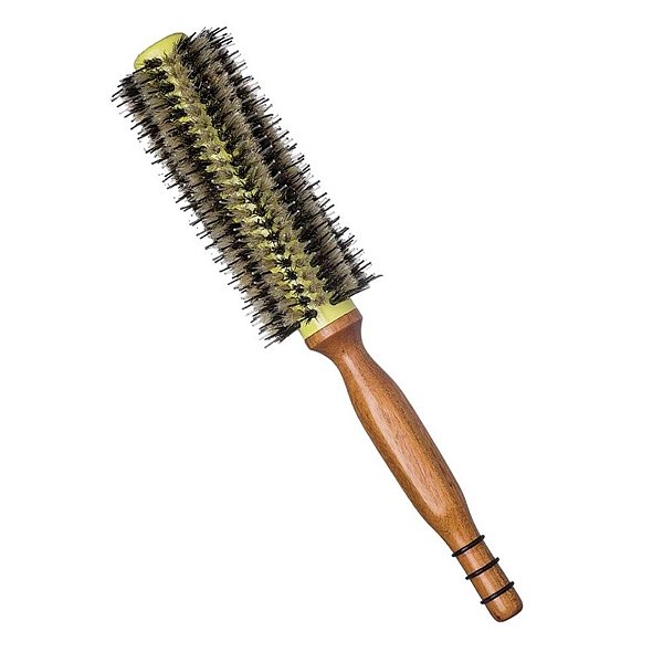 Vertix Escova Pro Long 27 Redonda para Alisamento Profissional Cerdas Javali e Nylon