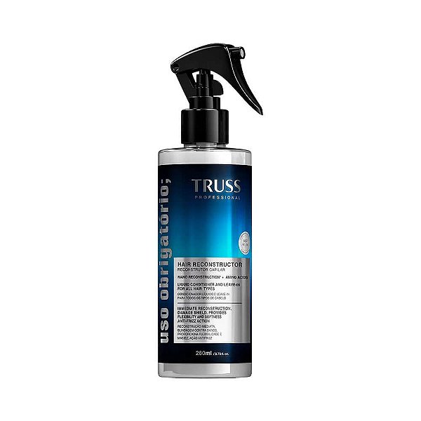 Truss Reconstrutor Capilar Uso Obrigatório Spray Reconstrução 260ml