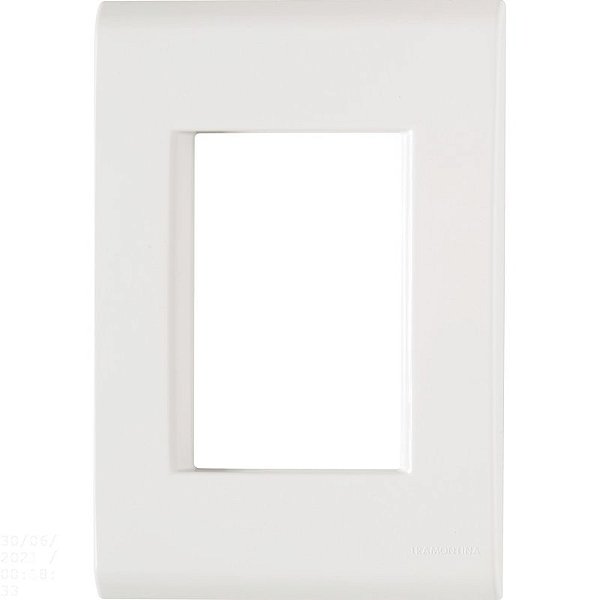 Tramontina Liz Placa 3 Postos 4x2 Branca