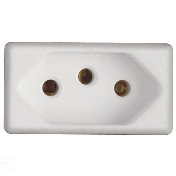 Tramontina Liz Modulo Tomada 2P+T 10A 250V Branco