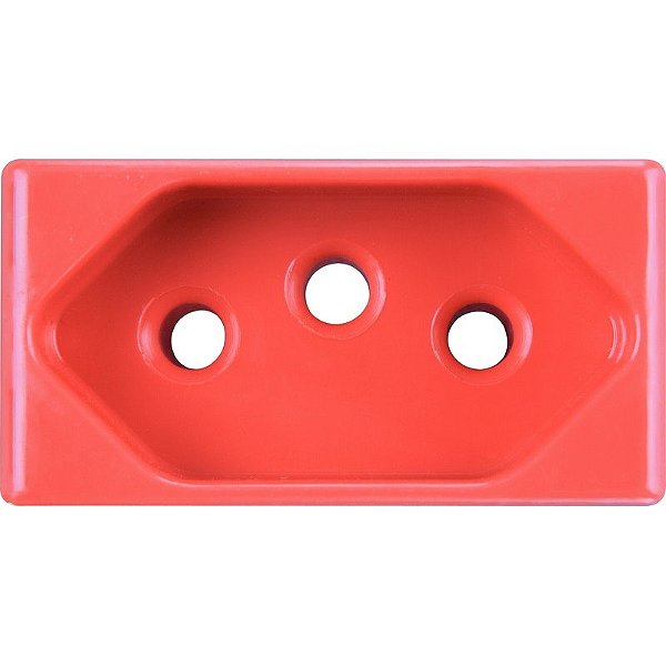 Tramontina Liz Modulo Tomada 2P+T 20A 250V Vermelho