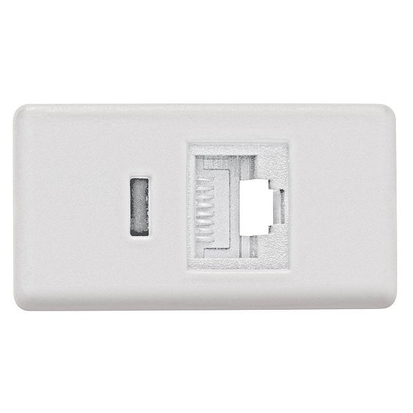 Tramontina Liz Modulo Tomada Transmissão Dados RJ 45 Cat 6 Branco