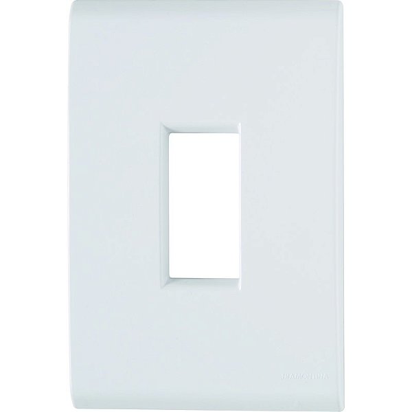 Tramontina Liz Placa 1 Posto Vertical 2x4 Branca