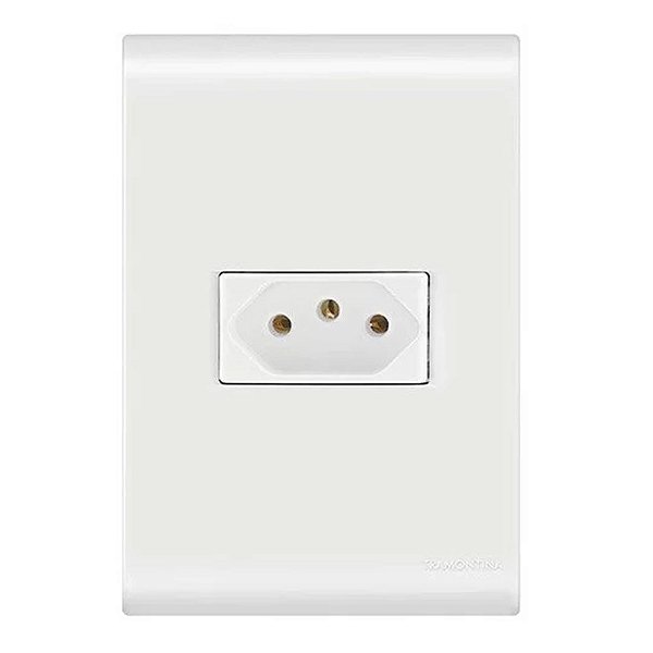 Tramontina Liz Conjunto 2x4 – 1 Tomada 2P+T 20A 250V