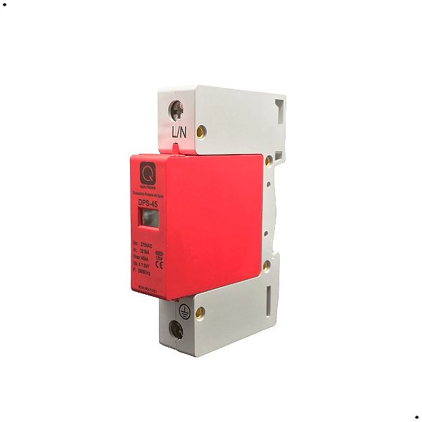 Protetor de Raios e Surtos DPS 45 kA – 275V – Classe 2 – Qualitronix
